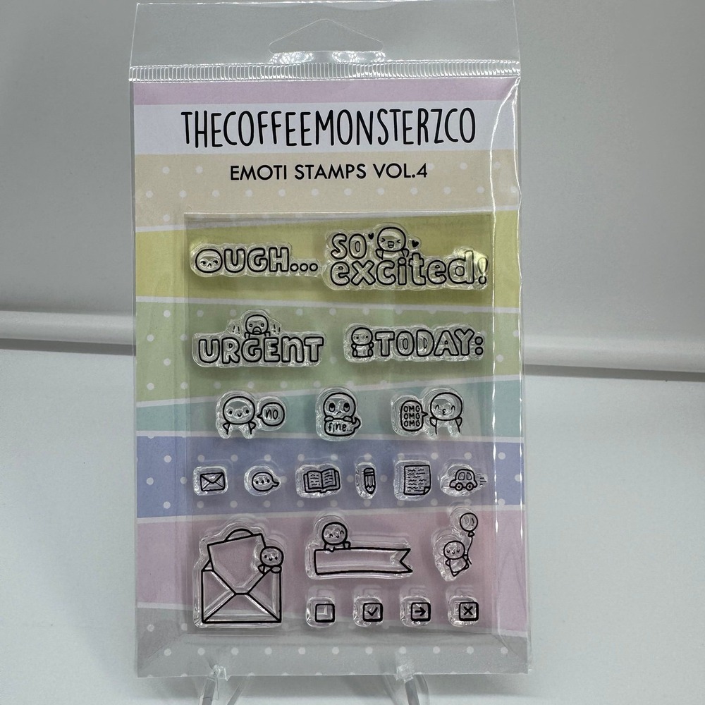 TCMC The Coffee Monsterz co.  | TCMC STAMP emoti set vol. 4